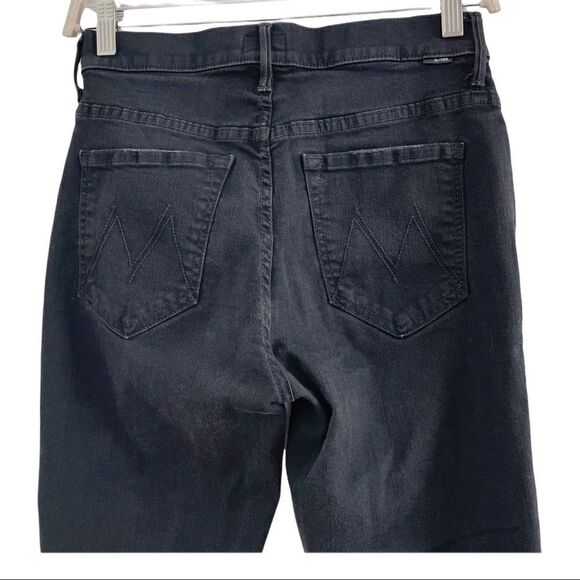 MOTHER Stunner Zip Ankle Step Fray in Not Guilty - Picture 7 of 11